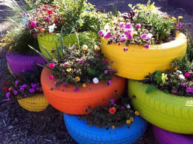 old-tires-flower-pots-634x475
