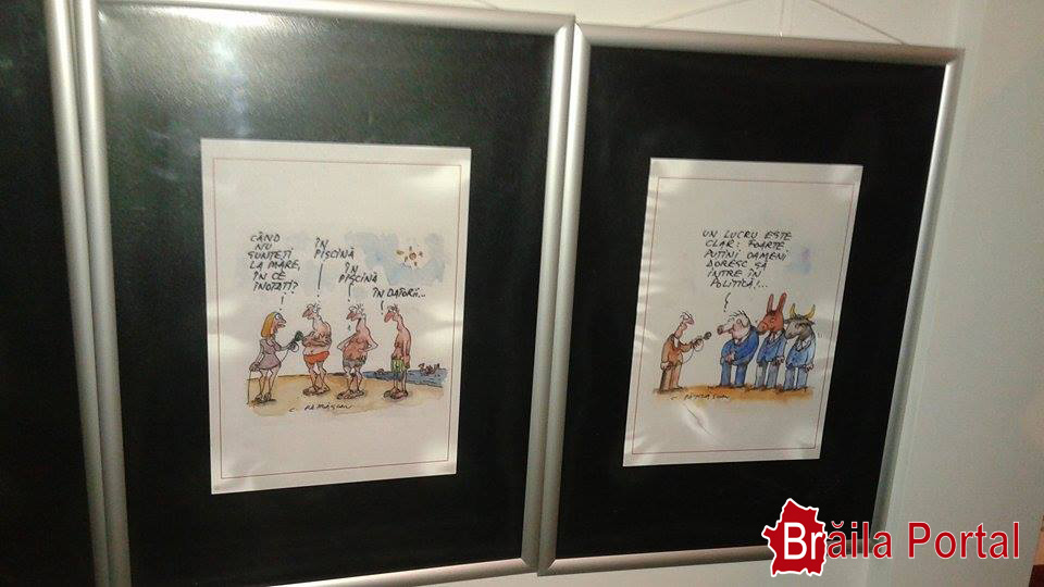 Expoziţie caricatură Costel Pătrăşcan