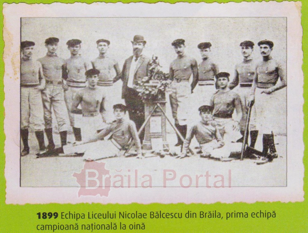 Poze vechi Brăila - Echipa Liceului N. Bălcescu Brăila