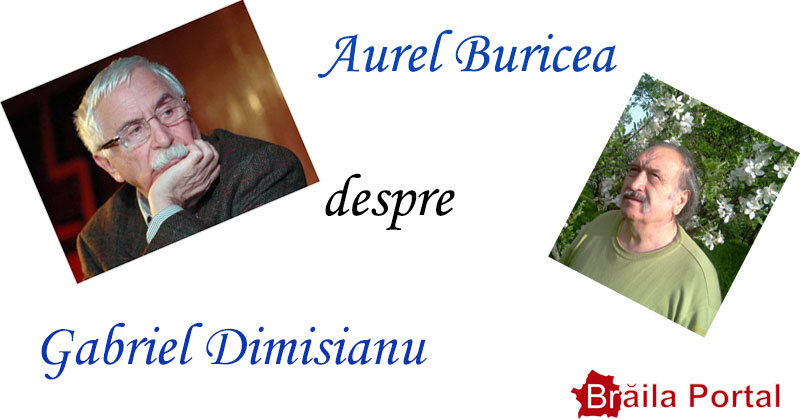 UN CRITIC LITERAR ERUDIT – GABRIEL DIMISIANU – articol de  Aurel M. Buricea