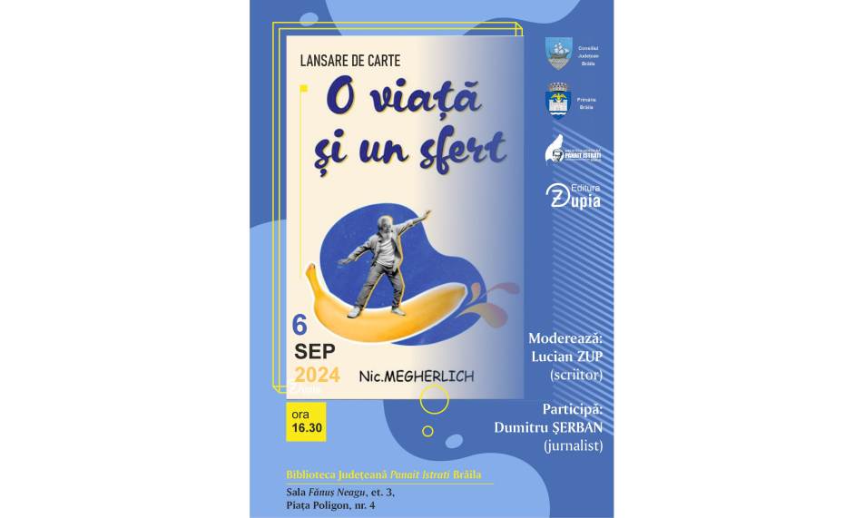 O viață și un sfert – lansare de carte