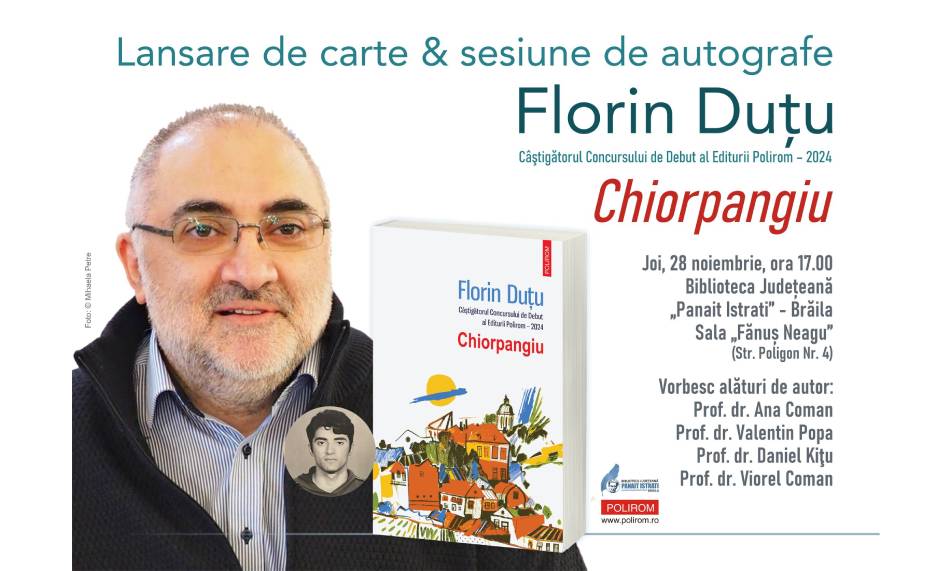 Florin Duțu - Chiorpangiu lansare de carte